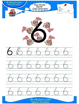 Çocuklar İçin Çizgi Çalışma Sayfaları 